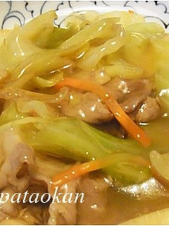豚肉とキャベツのあんかけ-レシピのメイン写真