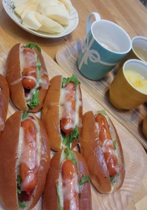 子どもの口が汚れないホットドッグ-レシピのメイン写真
