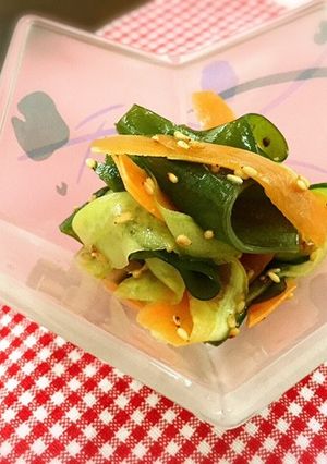 新人参と春胡瓜のリボンサラダ-レシピのメイン写真