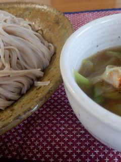 鶏南蛮蕎麦~冷たい蕎麦に暖かい汁!-レシピのメイン写真