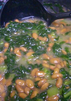 ♪ご飯がすすむよ♪野沢菜納豆♪-レシピのメイン写真