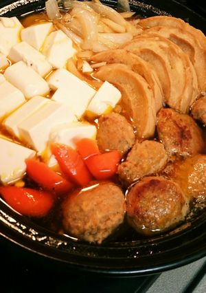 肉団子de肉豆腐⭐車麩入り-レシピのメイン写真