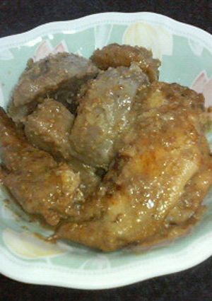 コラーゲンたっぷり♡鶏手羽と里芋のごま煮-レシピのメイン写真