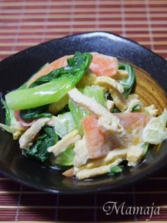 チンゲン菜の和風サラダ-レシピのメイン写真