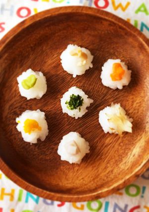 離乳食 中期 【 プチプチおにぎり 】-レシピのメイン写真