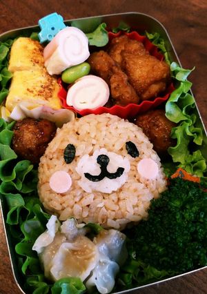 キャラ弁☆お弁当に くまさん弁当-レシピのメイン写真