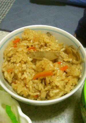 鶏ごぼうご飯-レシピのメイン写真