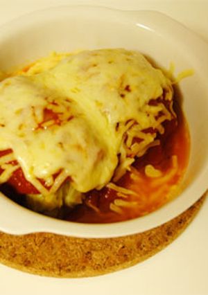 熱々ロールキャベツのトマトチーズ焼き-レシピのメイン写真
