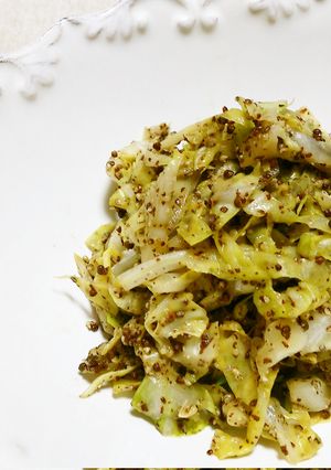 キャベツのえごま酢和え☆マクロビおかず-レシピのメイン写真