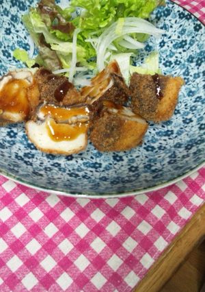 ポテサラしいたけ-レシピのメイン写真
