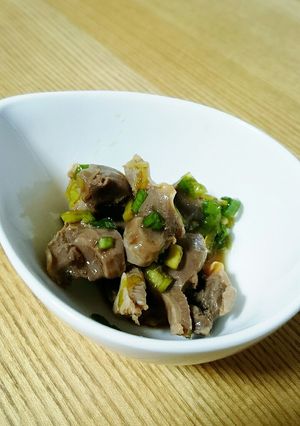砂肝の簡単さっぱりおつまみ！-レシピのメイン写真