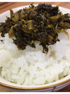 簡単!シンプル☆高菜のごま油炒め-レシピのメイン写真