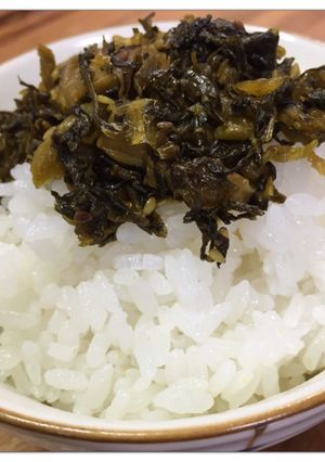 簡単！シンプル☆高菜のごま油炒め-レシピのメイン写真