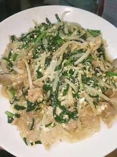 簡単☆豚とニラとモヤシの中華炒め☆-レシピのメイン写真