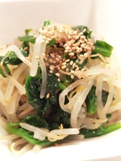 もやし、ほうれん草のナムル♩-レシピのメイン写真