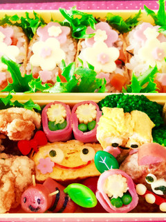 遠足弁当 花いなり-レシピのメイン写真