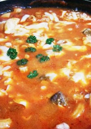 簡単！缶詰めでトマトシチュー！-レシピのメイン写真