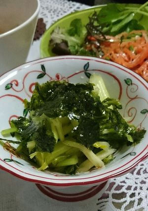 セロリの葉deおひたし-レシピのメイン写真