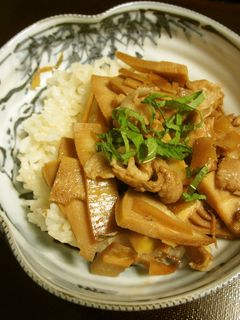 筍と豚肉の混ぜ御飯-レシピのメイン写真