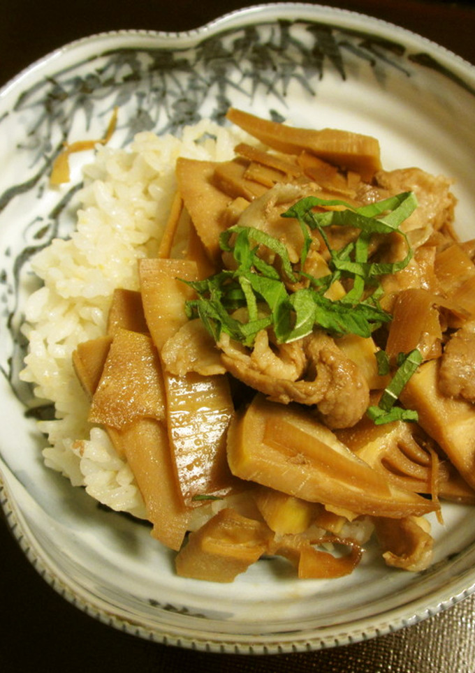 筍と豚肉の混ぜ御飯-レシピのメイン写真