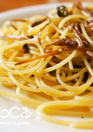 乾燥つくしのペペロンチーノ-レシピのメイン写真