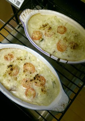 両面焼きグリルでグラタン焼くと早い！-レシピのメイン写真