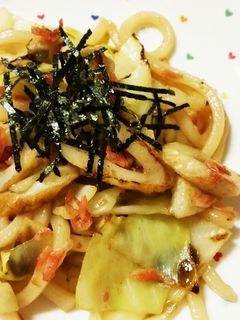 ☆お昼にもピッタリ!和風焼きうどん☆-レシピのメイン写真