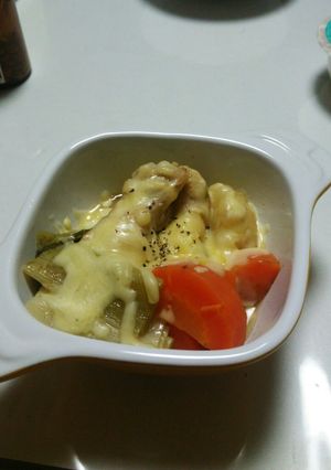 ☆ｺﾝｿﾒﾁｷﾝのﾁｰｽﾞのせ☆-レシピのメイン写真