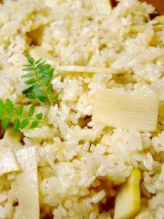 簡単10分!本格たけのこ炊き込みご飯-レシピのメイン写真