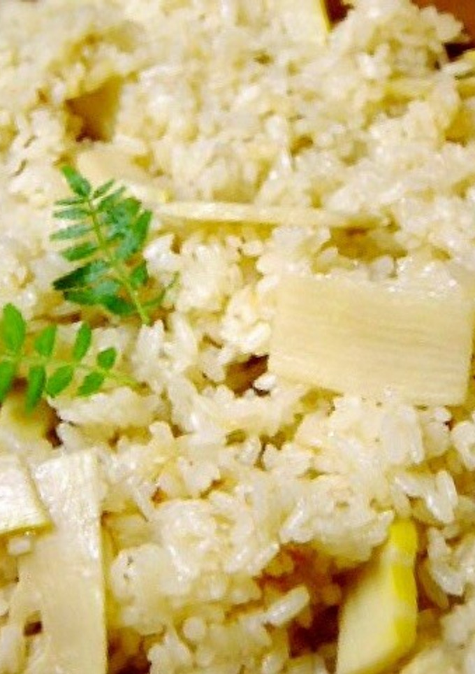 簡単10分！本格たけのこ炊き込みご飯-レシピのメイン写真