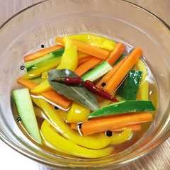 รูปของ 残り野菜で☆少なめピクルス液