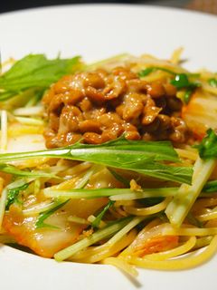 ボーノ♪納豆キムチのパスタ-レシピのメイン写真