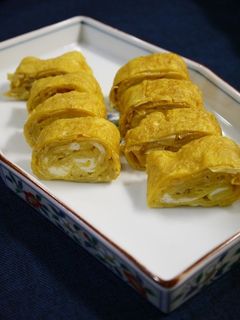 簡単!筍(姫皮)のダシ巻き卵-レシピのメイン写真