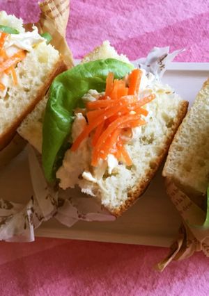 朝食にお弁当にフォカッチャのサンドイッチ-レシピのメイン写真