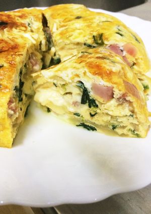 余り物でスパニッシュオムレツ-レシピのメイン写真