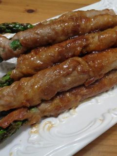 アスパラ豚バラ巻きの照り焼き-レシピのメイン写真