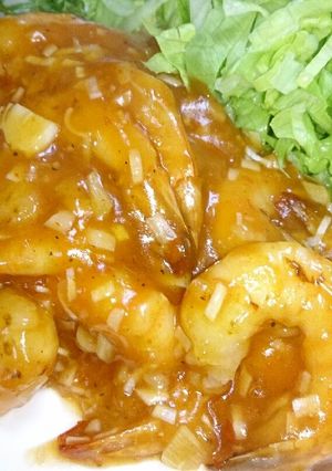 甘くない！エビのチリソース炒め♪-レシピのメイン写真