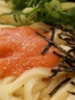 *明太釜玉うどん*-レシピのメイン写真