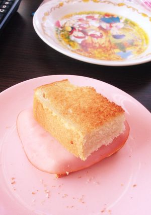 ちょー簡単 チーズ&ハムバーガー-レシピのメイン写真