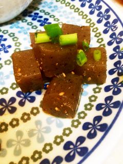 蒟蒻の胡麻ポン酢炒め☆-レシピのメイン写真