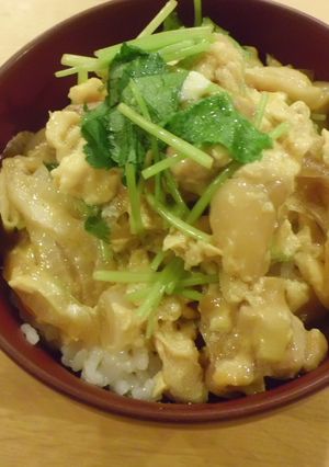 おやこどん-レシピのメイン写真