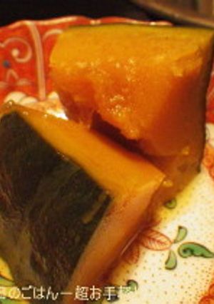 かぼちゃの炊いたん　レンジでチン♪で-レシピのメイン写真