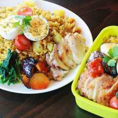カレーピラフプレートとお弁当のレシピ-レシピのメイン写真