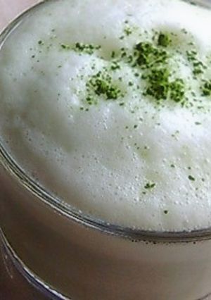 優しい甘さ❤抹茶黒蜜豆乳あずきラテ❤-レシピのメイン写真
