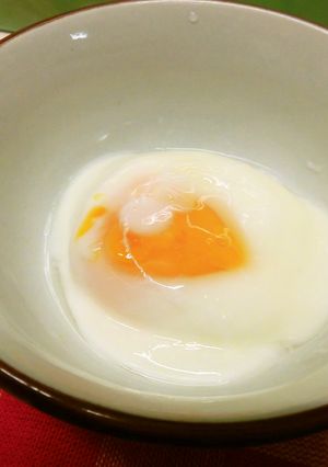レンジで超簡単！ポーチドエッグ♪-レシピのメイン写真