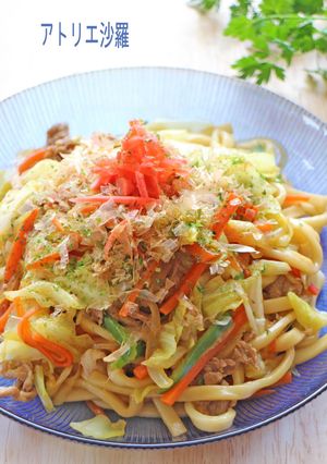 即席10分！麺つゆで簡単✿焼きうどん✿-レシピのメイン写真