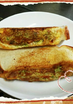 フライパンで千切りキャベツのホットサンド-レシピのメイン写真