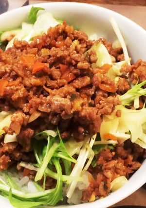 豚ひき肉の万能塩そぼろでタコライス-レシピのメイン写真
