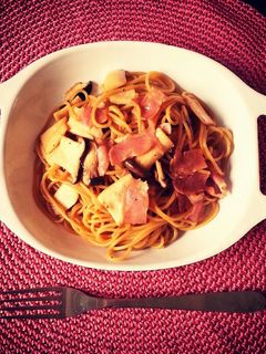 ベーコンとエリンギのバター醤油パスタ-レシピのメイン写真