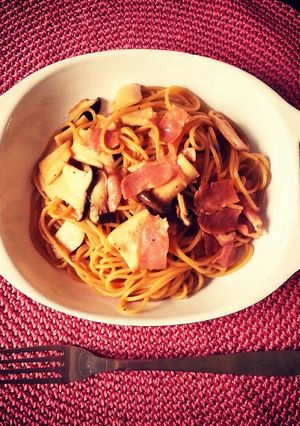 ベーコンとエリンギのバター醤油パスタ-レシピのメイン写真